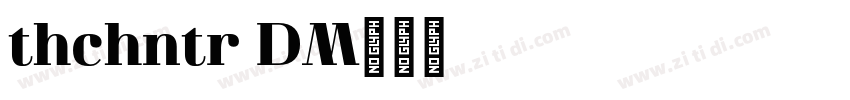 Athachantr DEMO字体转换